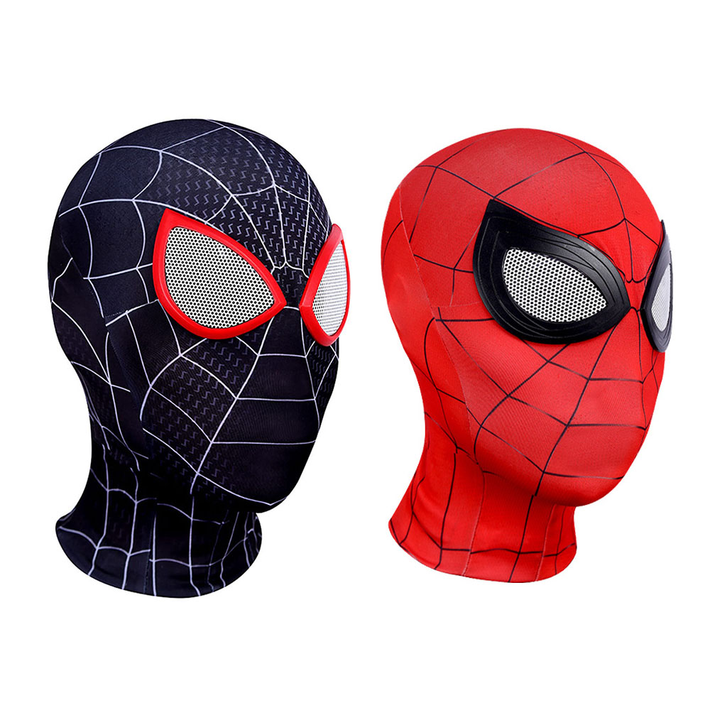 Máscara 3D Gwen Stacy para meninos e adultos, super-herói, Homem de Ferro, Cosplay, Miles Morales, Homem-Aranha, adereços de fantasia de Halloween
