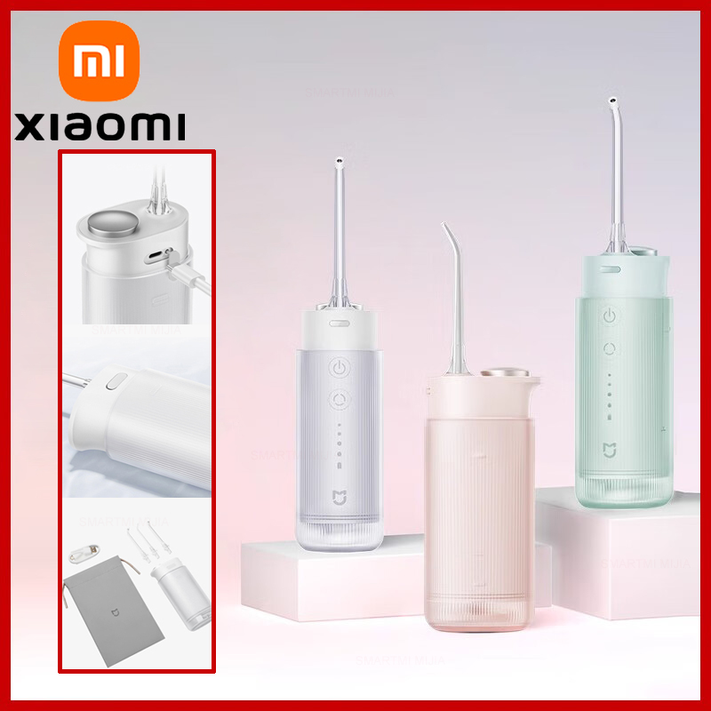 XIAOMI MIJIA przenośny irygator do jamy ustnej F400, 4 tryby, zbiornik na wodę 200 ml, natrysk wodny w zakresie 1700 m/m, wysuwany irygator Flosser Pick Jet