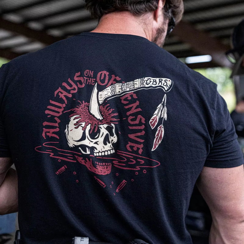 Outdoor Sports Combat Training Short-sleeved Printed Cotton Top Military Fan T-shirt Casual Loose Suitable for Various Scenes