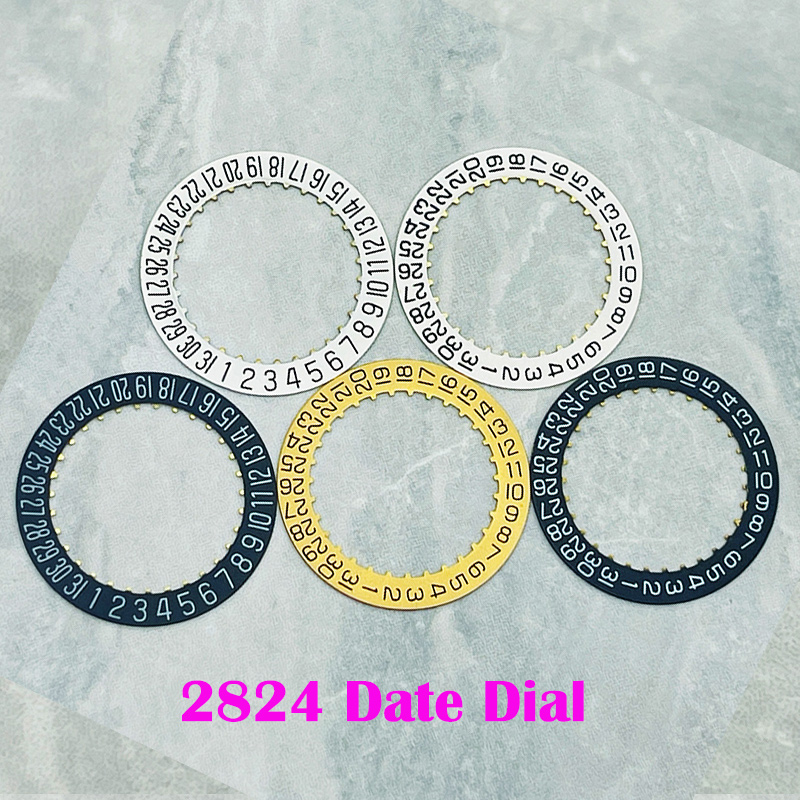 ETA2824 Fit 2824 Dial roda tanggal, mahkota gerakan mekanis otomatis pada 3.0 hari tanggal pada aksesori jam 3.0/6.0 roda penggerak