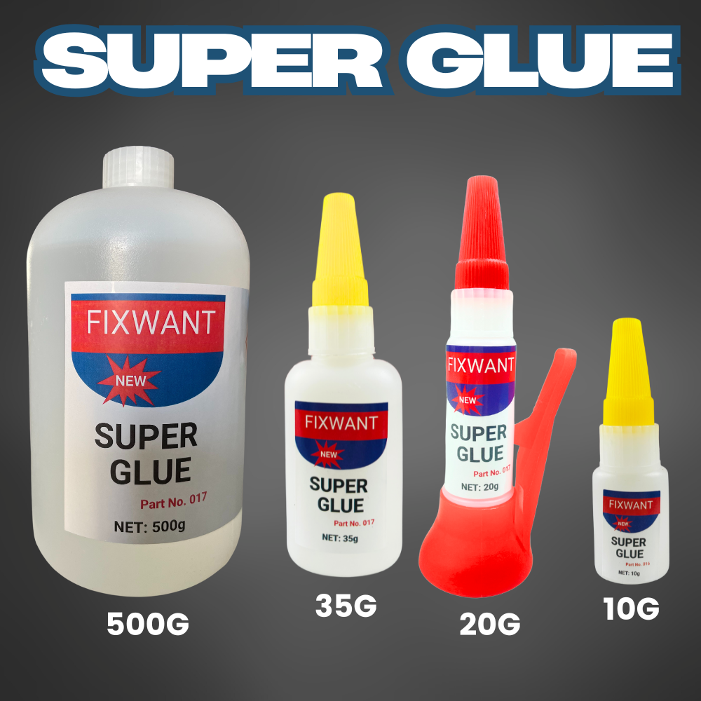 Cyanoacrylaat superlijm – Ultra sterke onmiddellijke lijm, snelle hechting voor reparatie van metaal/kunststof/hout/keramiek 1/2/3 stuks