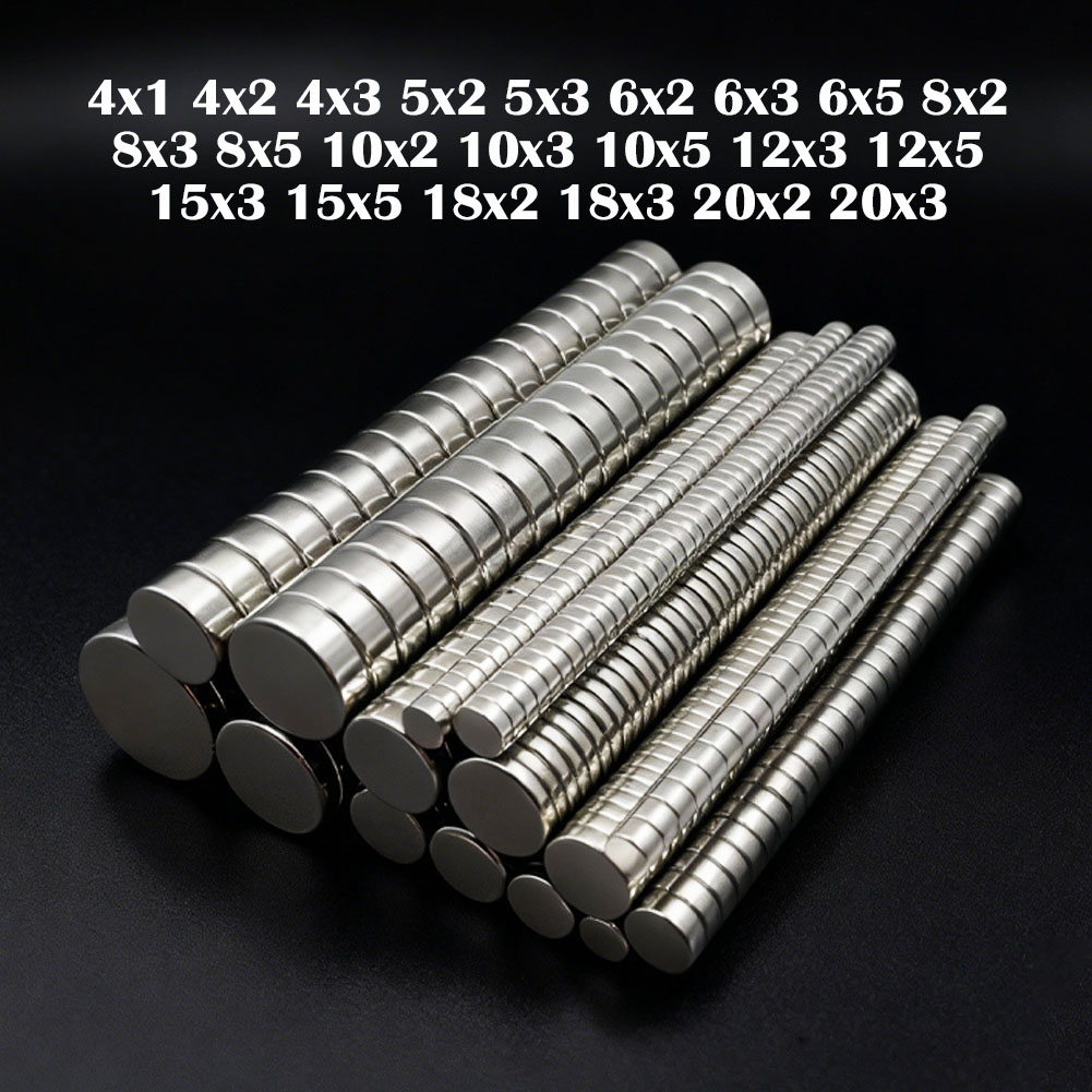Aimants néodyme Super puissants aimant fort Imanes magnétiques permanents 4x1/2/3 5x2/3 6/8/10x2/3/5 12/15x3/5 18/20x2/3mm