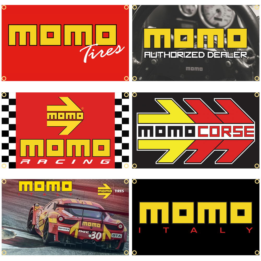 2 × 3ft 3 × 5ft Momos ban bendera poliester Digital dicetak alat permadani Banner tirai untuk dekorasi