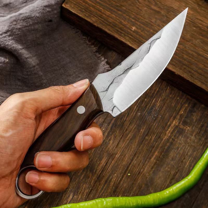 手作りの骨研ぎ器,骨切りナイフのハンドル,肉用の小さな包丁,頑丈で実用的な小さなナイフ,果物の肉切り