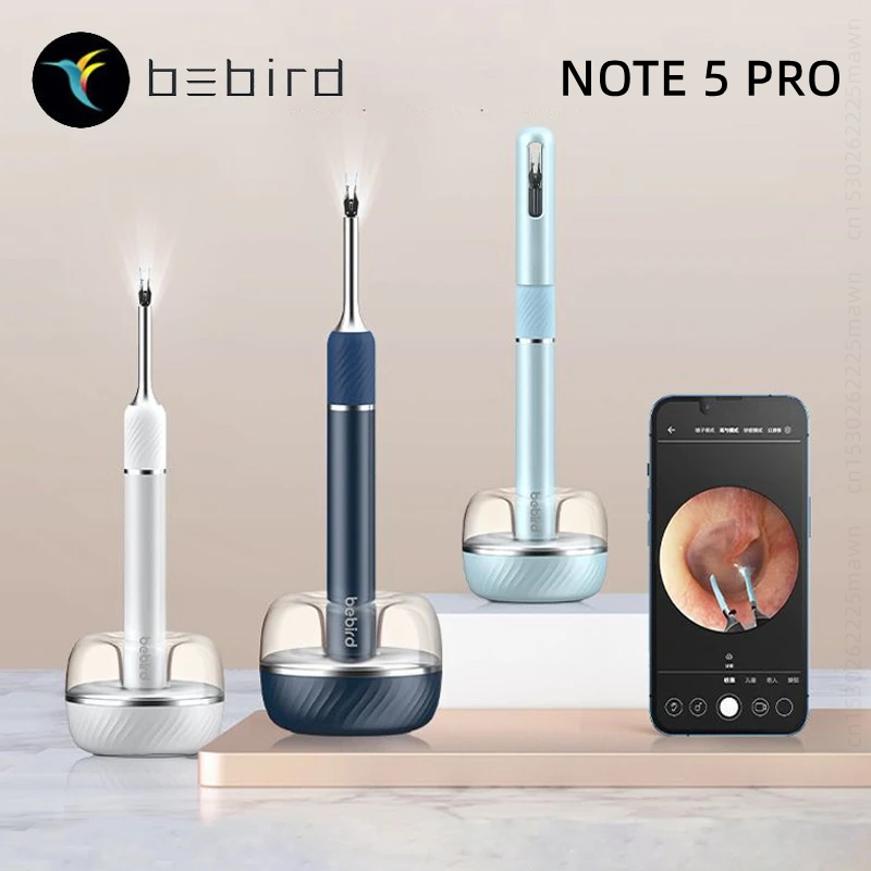 Bebird Note5 Pro 耳クリーナー スマートビジュアル耳垢スティック 内視鏡ピンセット 耳かき ミニカメラ 耳鏡 パーソナルヘルスケア