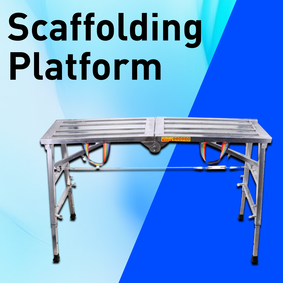 Telescopic horse stool folding lifting thickened scaffolding decoration  indoor multifunctional scaffolding engineering ladder