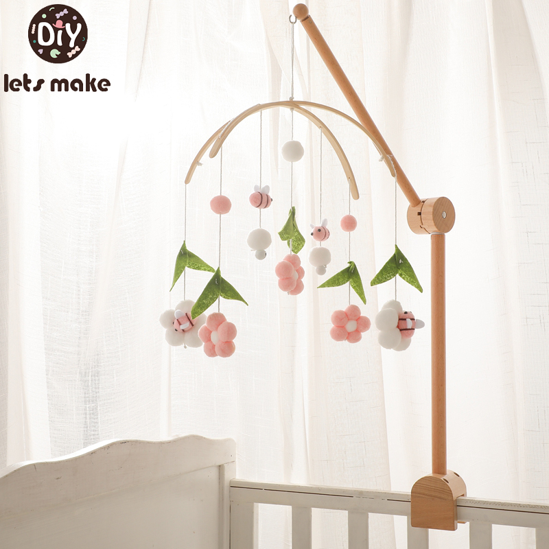 Cho Bé Di Động Đồ Chơi Lục Lạc 0-12 Tháng Cho Sơ Sinh Cũi Móc Động Vật Giường Chuông Cho Bé Sần Caro Cho Nôi Cũi kid Đồ Chơi Âm Nhạc