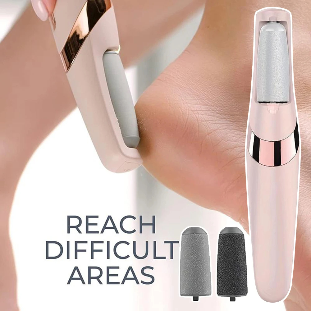 Removedor eléctrico de callos para pies, herramientas de pedicura exfoliante de pies recargable, elimina la piel seca para pies más suaves
