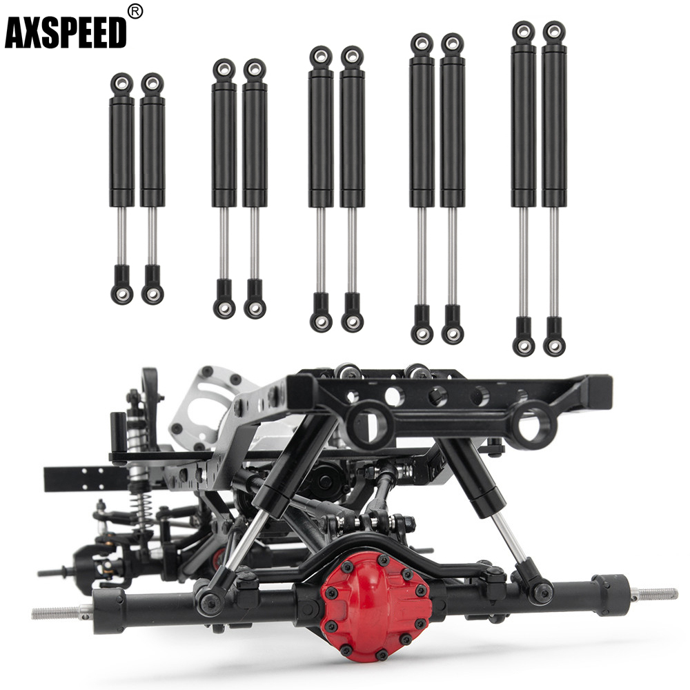 AXSPEED 1/2/4 шт. металлический амортизатор 80/90/100/110/120 мм демпфер для 1/10 RC Crawler Axial SCX10 90027 90046 D90 TRX4 Wraith