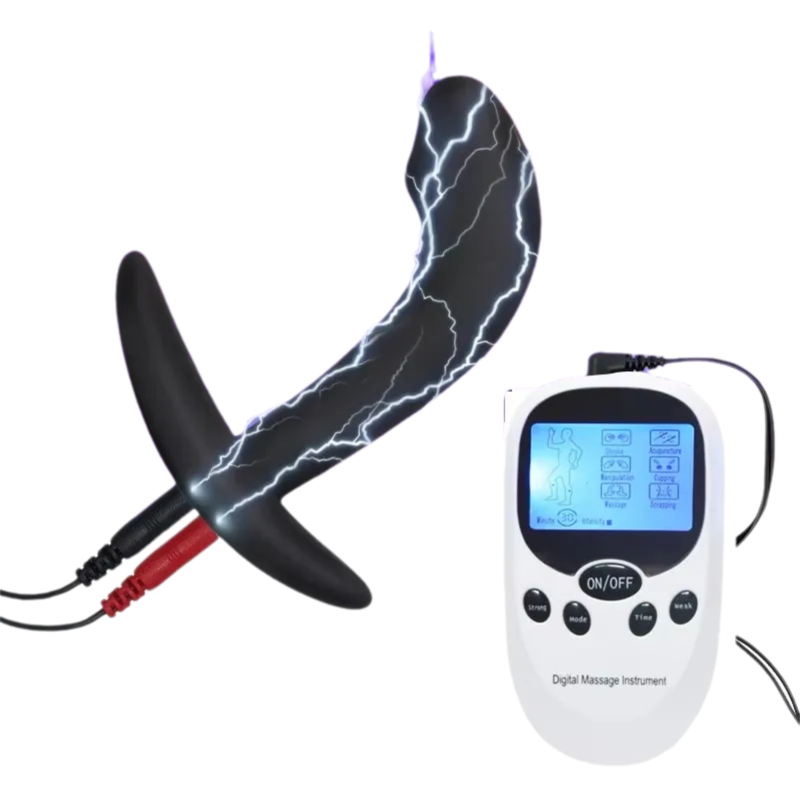 BDSM Elektro schock Vaginal Anal Plug Erweiterung Silikon Buttplug Vaginal G-Punkt Stimulator Prostata Orgasmus masturbieren für Paar