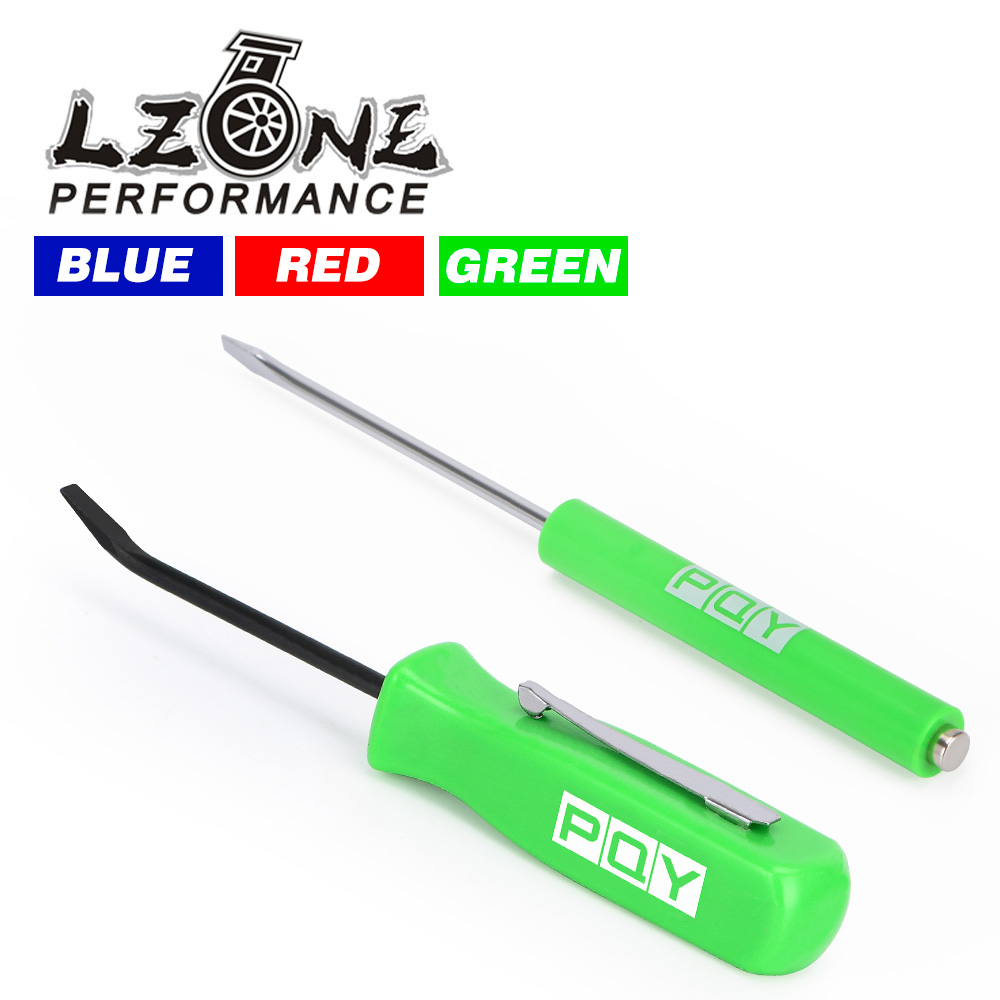 Mini destornillador de bolsillo, herramienta práctica de operación de ángulo corto, ranurado magnético fuerte + Barra de palanca de bolsillo, agarre de 4 lados
