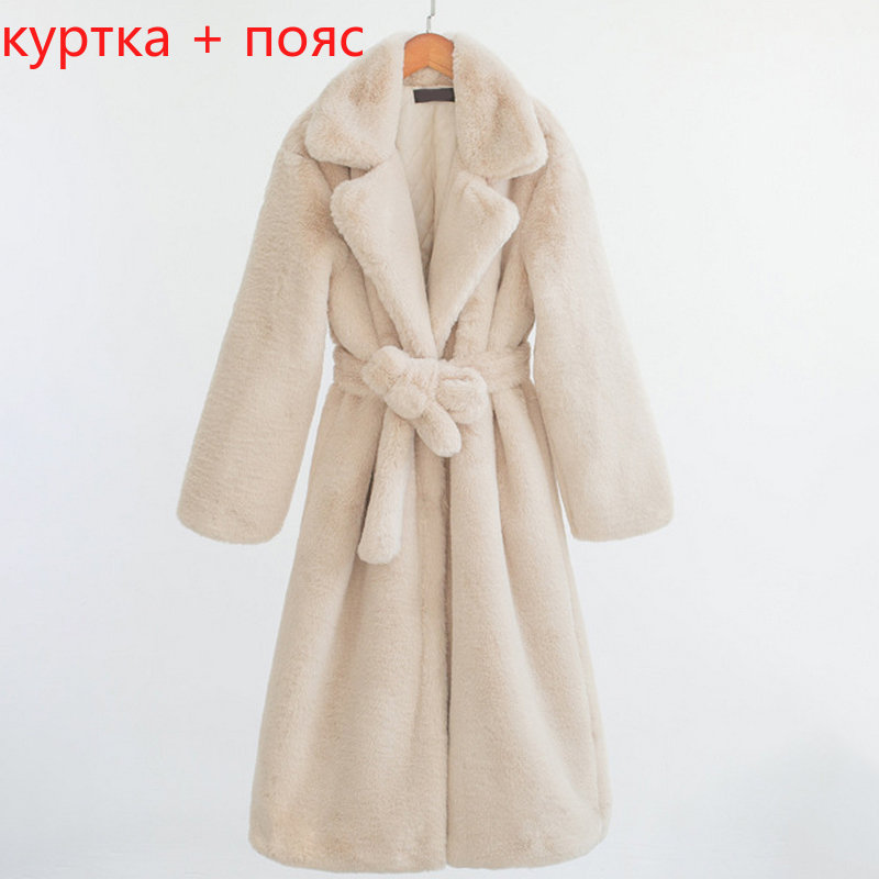 Abrigos largos de piel sintética para mujer, bolsillos para mujer, piel de visón suave, estilo callejero, prendas de vestir cortas holgadas para invierno