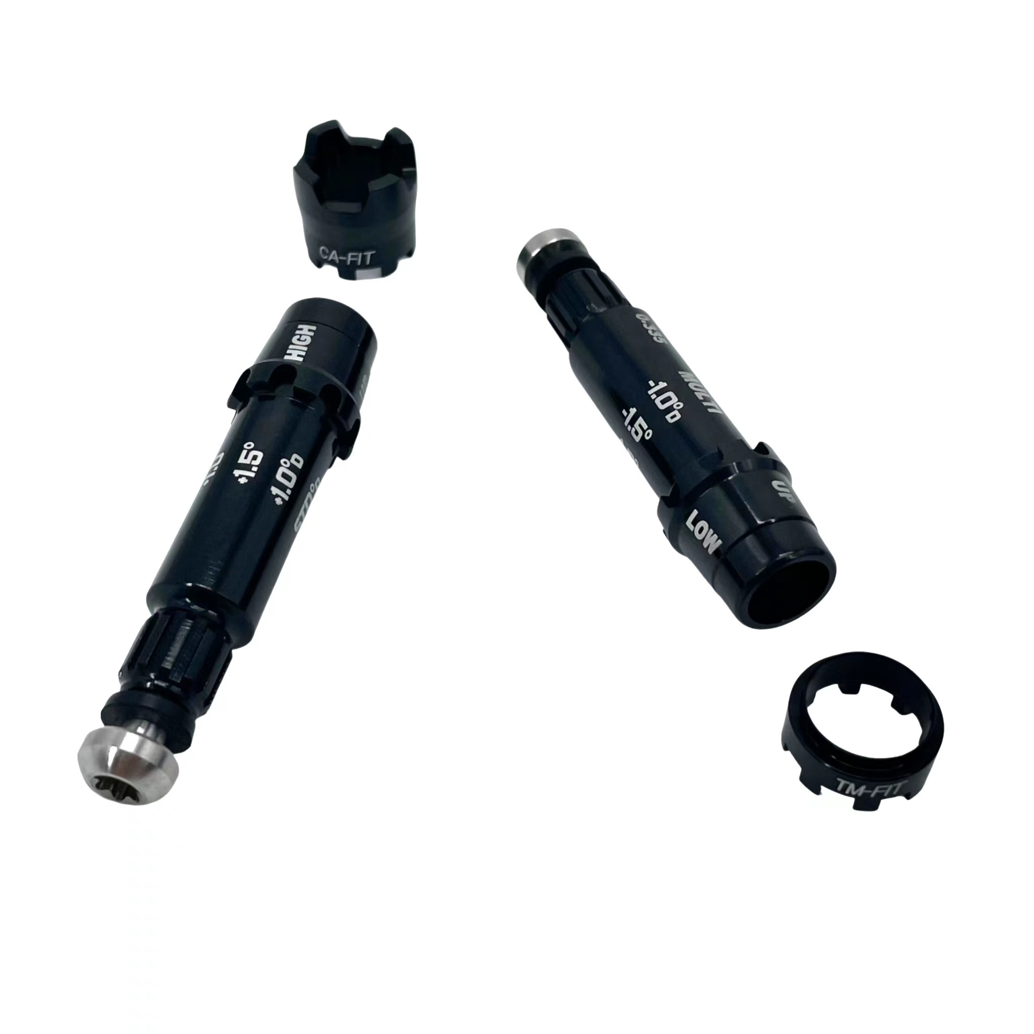 Golfe ±1,5 °   Adaptador de manga de eixo universal ajustável adequado para Titleist/Callaway/Taylormade/Ping/PXG/Cobra/NiKe/Mizuno Driver.335