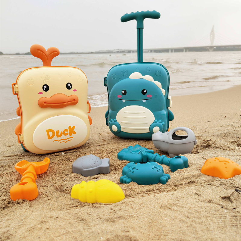 เด็กของเล่นชายหาดเด็กเล่นชายหาดของเล่น Sandbox ชุดของเล่นฤดูร้อนอุปกรณ์ชายหาดทรายน้ําเกมเครื่องมือของเล่นสําหรับทารก