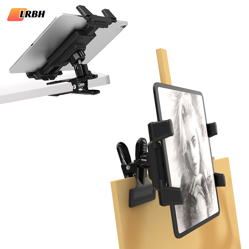 Universele metalen telefoon-/tabletstandaardclip, geschikt voor desktop-/tafel-/kunstezel, handig voor livestreaming, videogesprekken