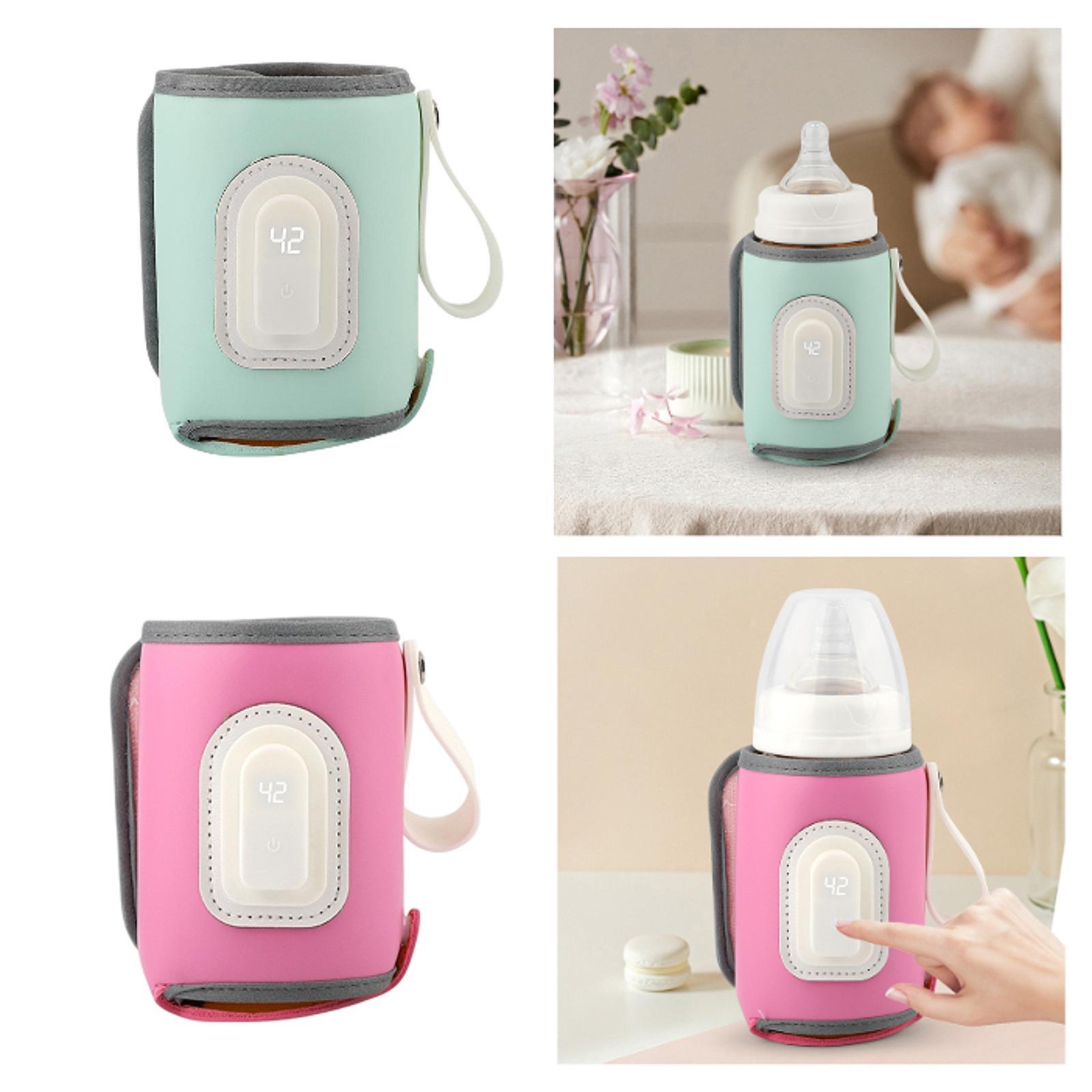 Bolsa de asas para botellas, calentador de botellas de leche materna para viajes de negocios en casa