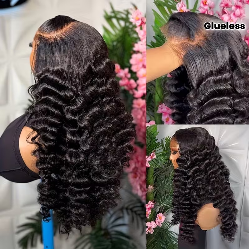 Парик из натуральных волос Remy с глубокой волной, 15A 9x6, с HD-кружевом, предварительно нарезанный, без клея, 250% плотность, готов к носке, не требует укладки, для начинающих, 13x6, с HD-кружевом, предварительно осветленный, с предварительно выщипанным