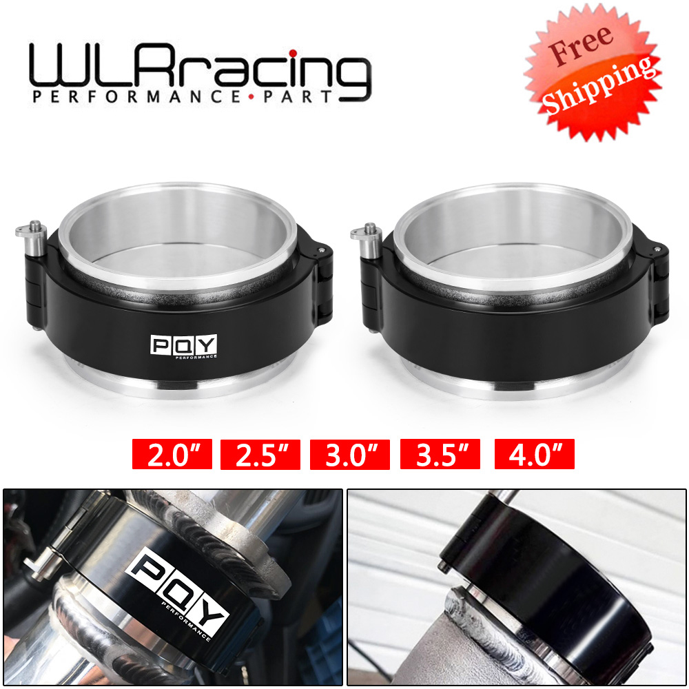 1 pezzo 2.0 "2.5" 3.0 "3.5" 4.0 "gruppo sistema di serraggio scarico morsetto v-band sgancio rapido per scarico OD/tubo Intercooler/Turbo