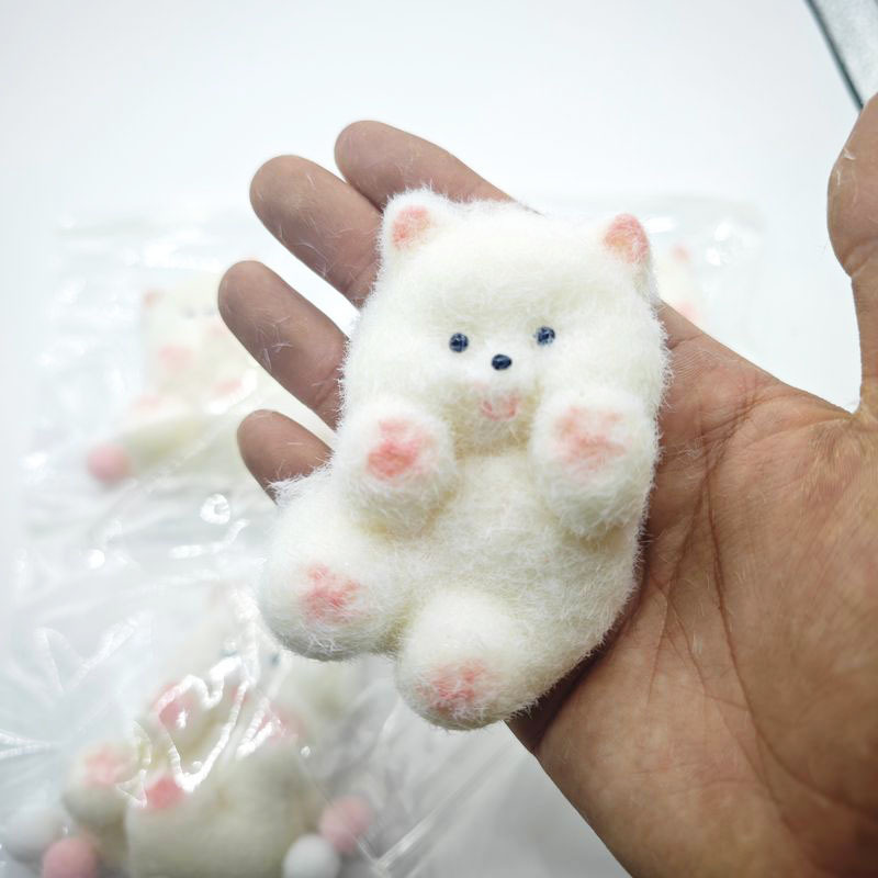 かわいいぬいぐるみバニー天使羊豚カーリー犬おしっこ感緩和ストレススクイーズ過敏性指先おもちゃ子供フワフワギフト