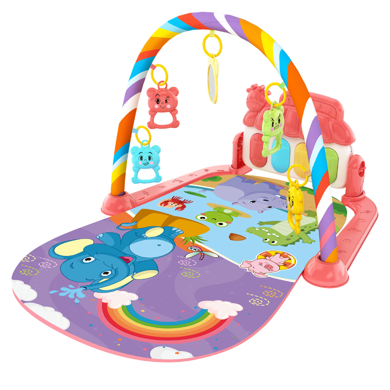 Atividade do bebê ginásio rack educação precoce 0-36 meses brinquedo presentes musical recém-nascido teclado de piano rastejando cobertor pedal jogar esteira