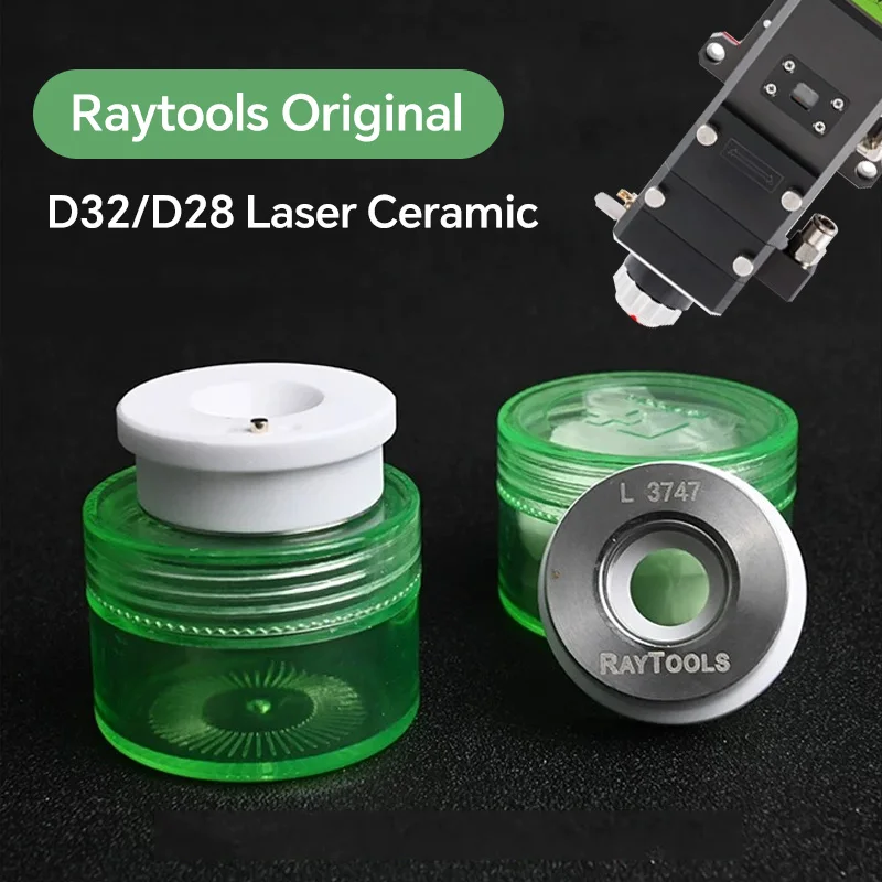 Лазерная керамическая головка Raytools Держатель сопла D32 M14 D28 M11 волоконно-режущая керамическая BT220 BT230 BT240 BMH110 114