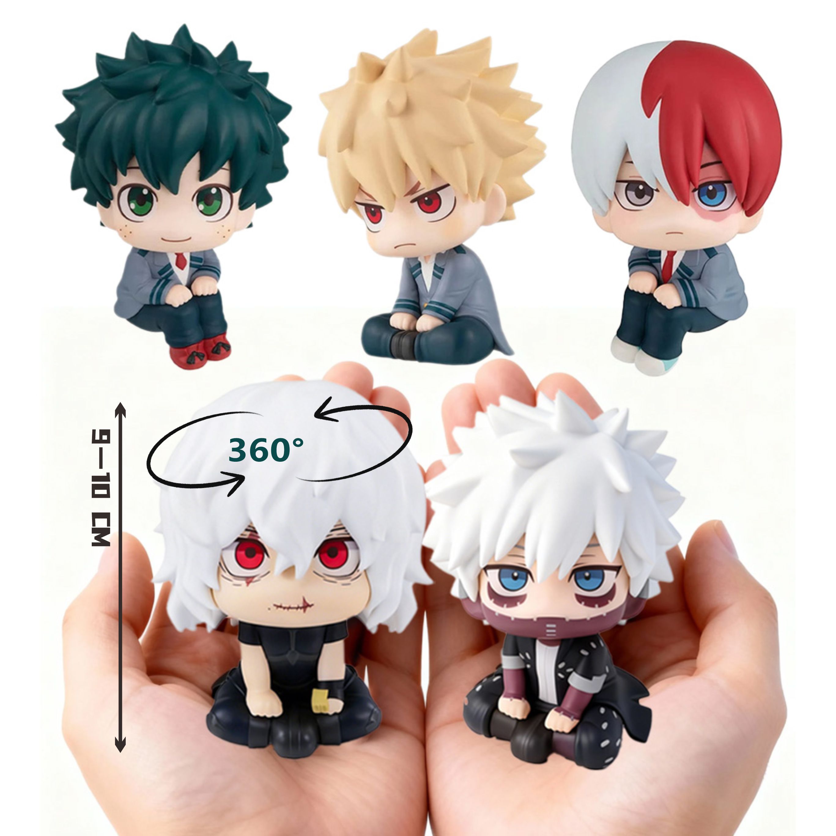 PVC |    (ミライヒーローアカデミア) 燃谷良明 / 緑谷出久 / 火災少年 かわいいちびPVCフィギュア |   コレクターズトイ