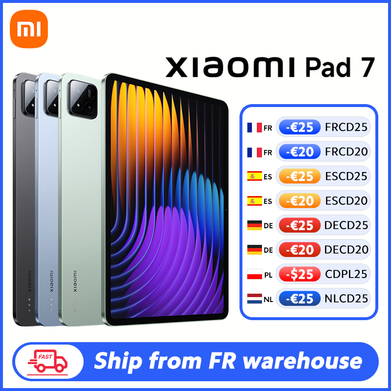 Xiaomi Pad 7 Global Version Mi Tablet Snapdragon 7+ Gen 3 11.2-calowy wyświetlacz 3.2K 144Hz Adreno GPU Ładowanie Turbo 45W 8850mAh
