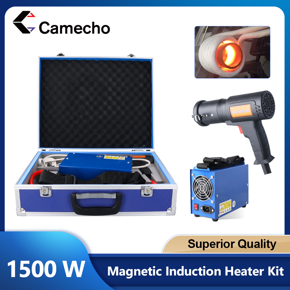 Camecho aquecedor de indução 1500w kit aquecedor de indução magnética de alta intensidade aquecedor magnético portátil ferramenta removedor de parafuso