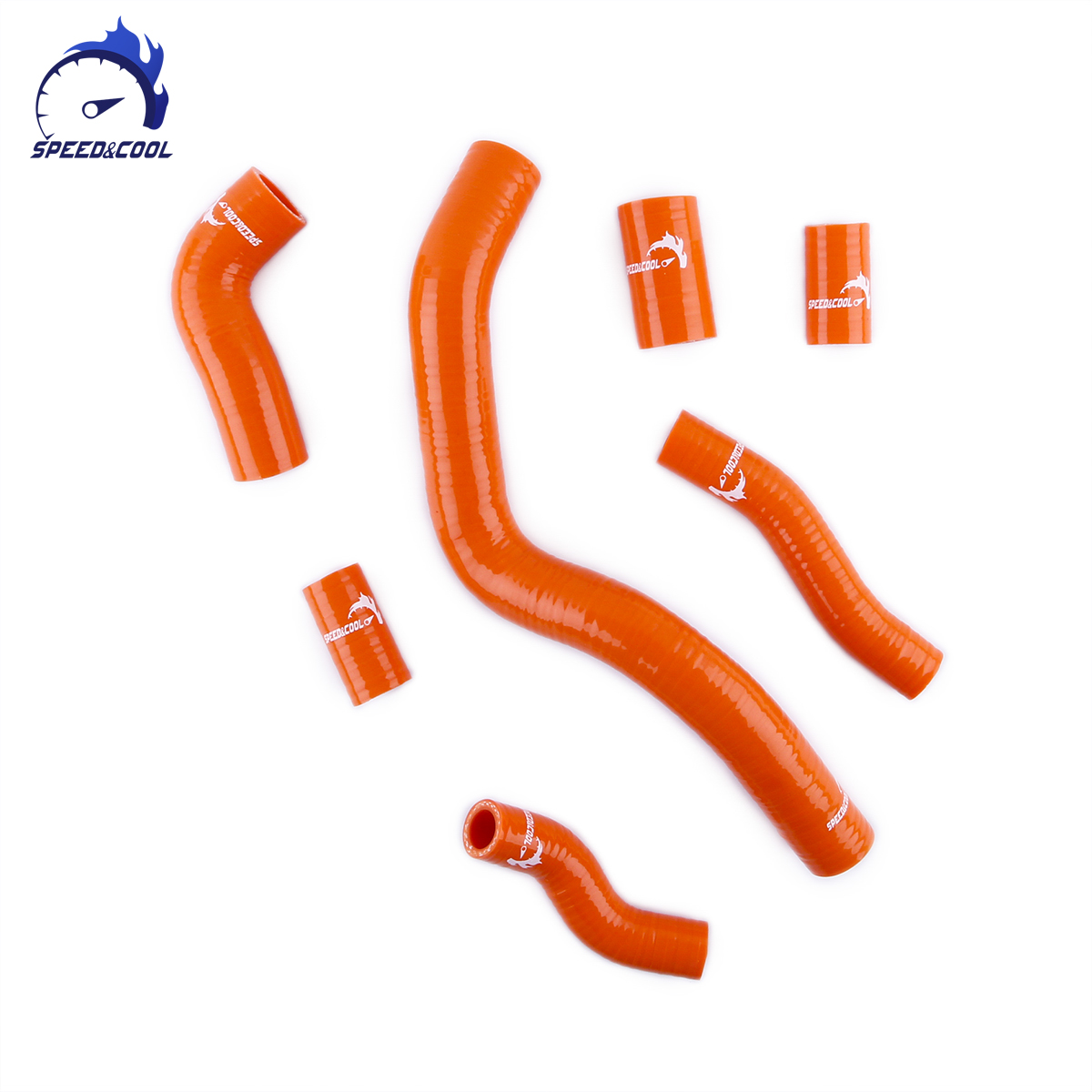 Kecepatan & keren untuk 2005-2012 KTM 950 990 Adventure S Kit selang pendingin Radiator sepeda motor silikon