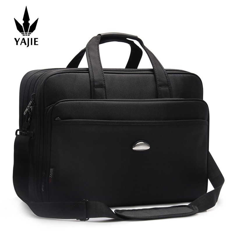 Große Kapazität Aktentasche Tasche Männer Business-Tasche 17-Zoll-Laptop-Tasche Umhängetaschen Leinwand Handtaschen Notebook-Tasche Umhängetaschen