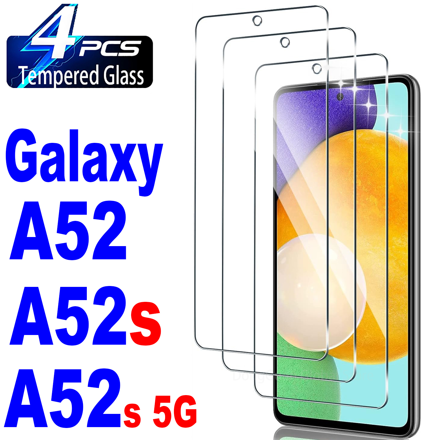 Do Samsung Galaxy A52 A52s 5G Szkło hartowane na ekran Folia szklana