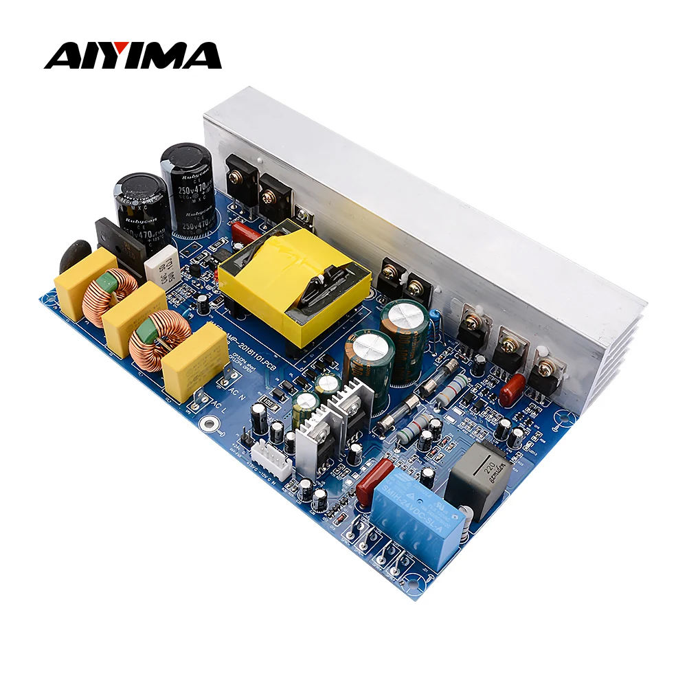 AIYIMA 1000W Bộ Khuếch Đại Công Suất Âm Thanh Ban Lớp D Đơn Kỹ Thuật Số Khuếch Đại Âm Thanh Loa Amp Có Công Tắc Nguồn Điện Nhà nhà Hát