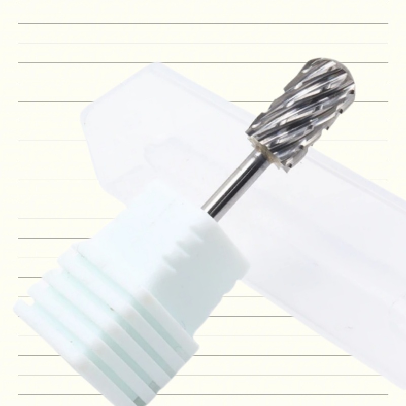 4xc 5 em 1 broca de unha de carboneto de tungstênio bidirecional barril cutícula rebarbas para manicure broca elétrica acessórios remoção de gel