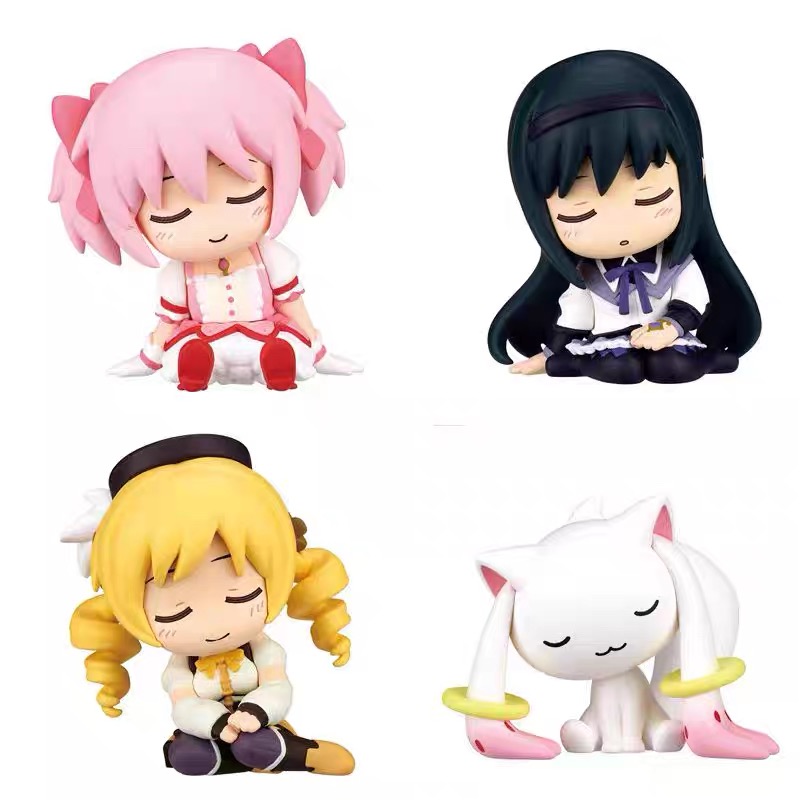 Фигурка Puella Magi Madoka Magica Gacha Kaname Madoka Tomoe Mami Akemi Homura Incubator Gashapon Model Toys