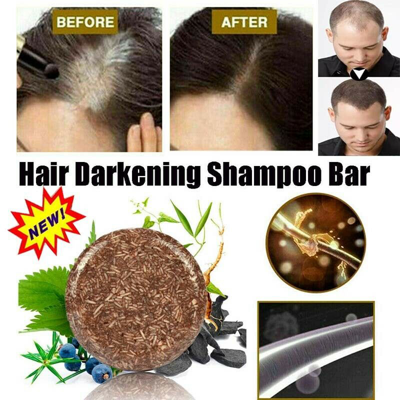 Polygonum-barra de champú para oscurecer el cabello, champú para oscurecer el cabello, jabón, champú sólido, champú Polygonum, barra de champú Jinger, jabón de hierbas