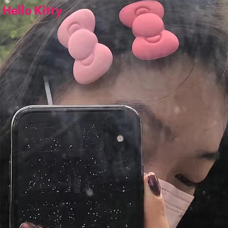 Hallo Kitty Haars pange kreative Frauen Haarnadeln Haar Krallen kawaii niedlichen Mädchen Bogen Haars pange Mode weibliche Haare Zubehör Geschenke