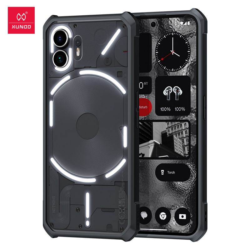 Xundd For Nothing Phone 2 3 Phone 1 Custodia, Airbag Antiurto Paraurti Shell Acrilico Trasparente Back Cove For Nothing Phone 2 Funda