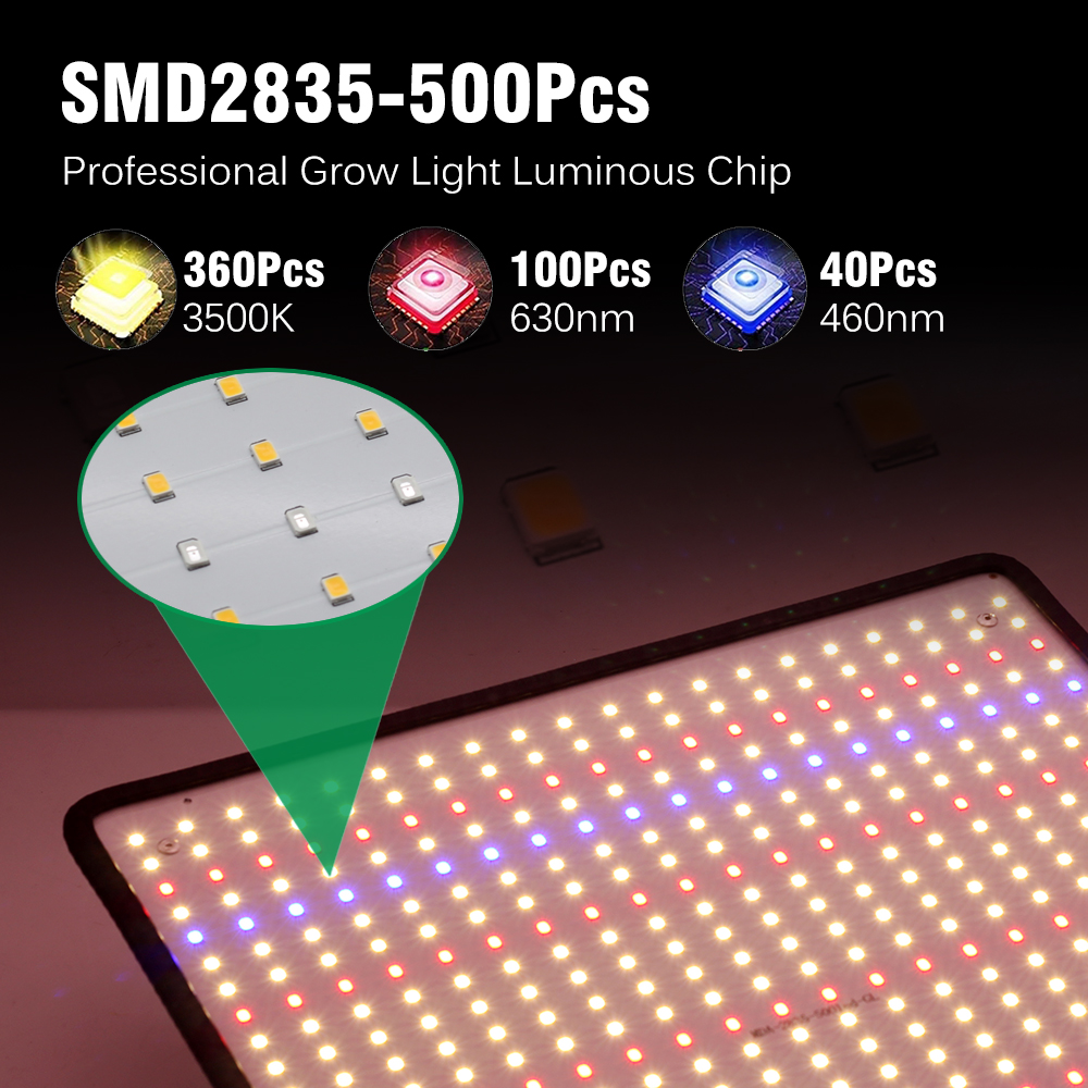 LED 成長ライトフルスペクトル植物ランプ AC85-240V 40 ワット屋内成長テント植物成長ライト用