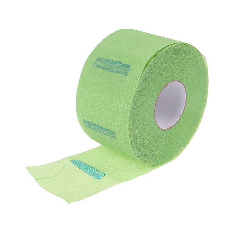Pescoço descartável papel salão de beleza barbeiro pescoço papel cabeleireiro rolo corte vestir colar de cabelo acessórios de barbeiro pescoço cobrindo