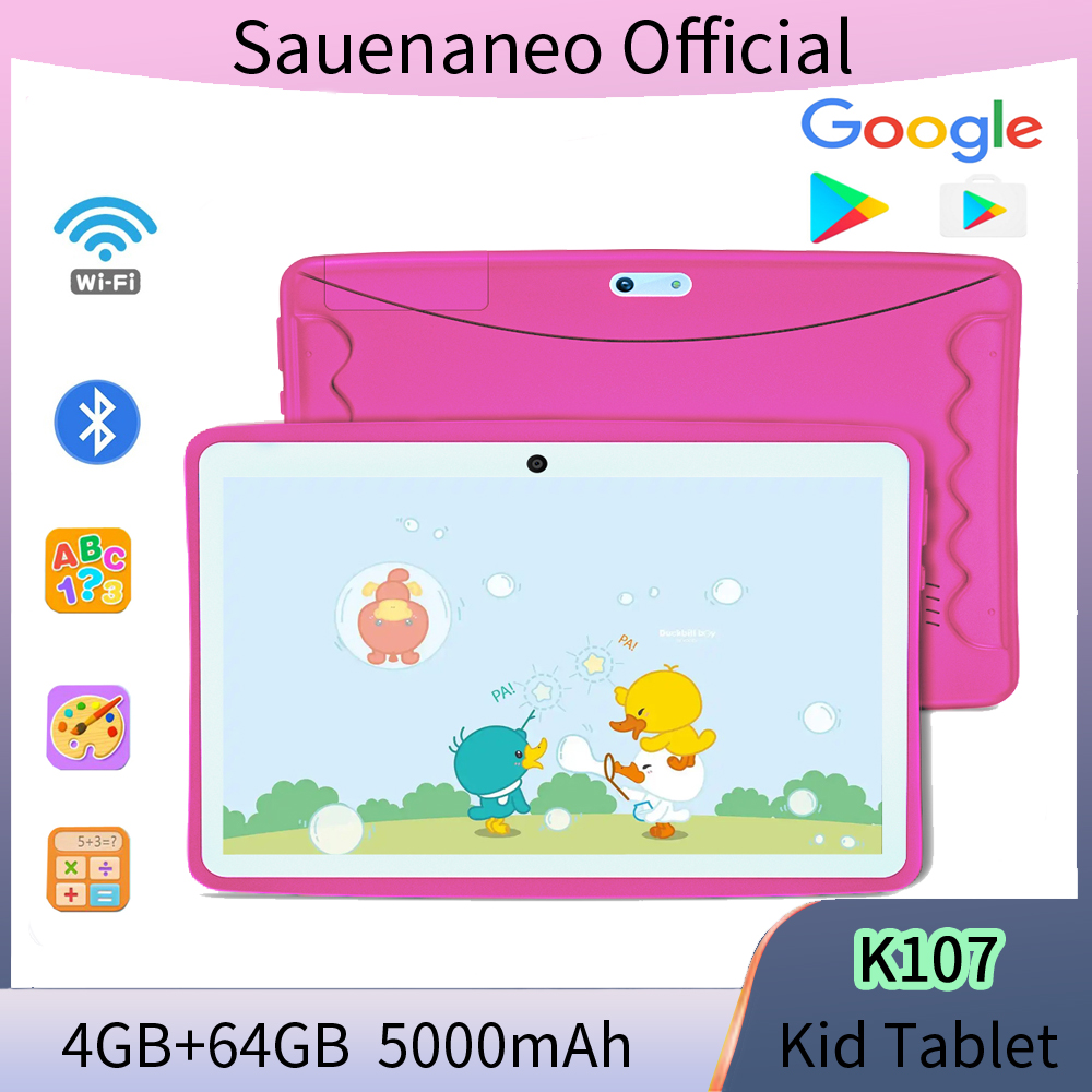 Nuevo 5G Kids Pad tableta Android de 10,1 pulgadas Google Play quad core 4GB RAM 64GB ROM pantalla FHD Dual SIM WiFi Dual 5000mAh