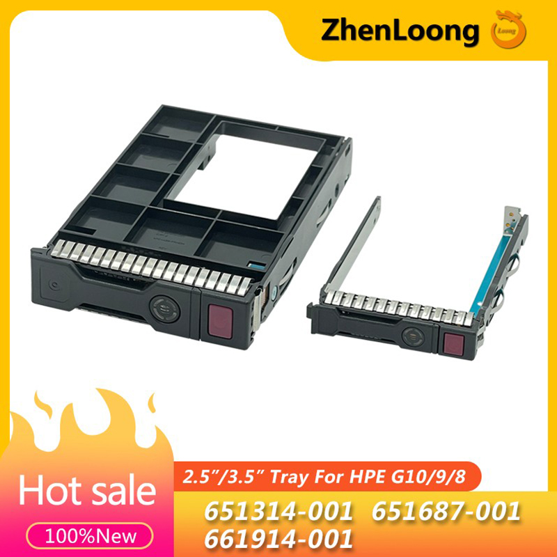 Nuevo 651687 -001 661914 -001 651314 -001 2.5" SFF 3.5" LFF SAS SATA HDD Bandeja Caddy para HP Gen8 Gen9 Gen10 DL380p DL360p