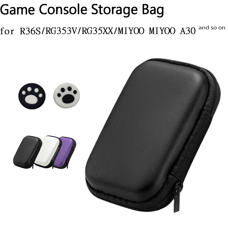 2026 R36S BAG Portable Game Retro Game Console Storage Bag Protective Zipper Carry Bag Eva Hard Handbag For R36S RG353V/ RG35XX