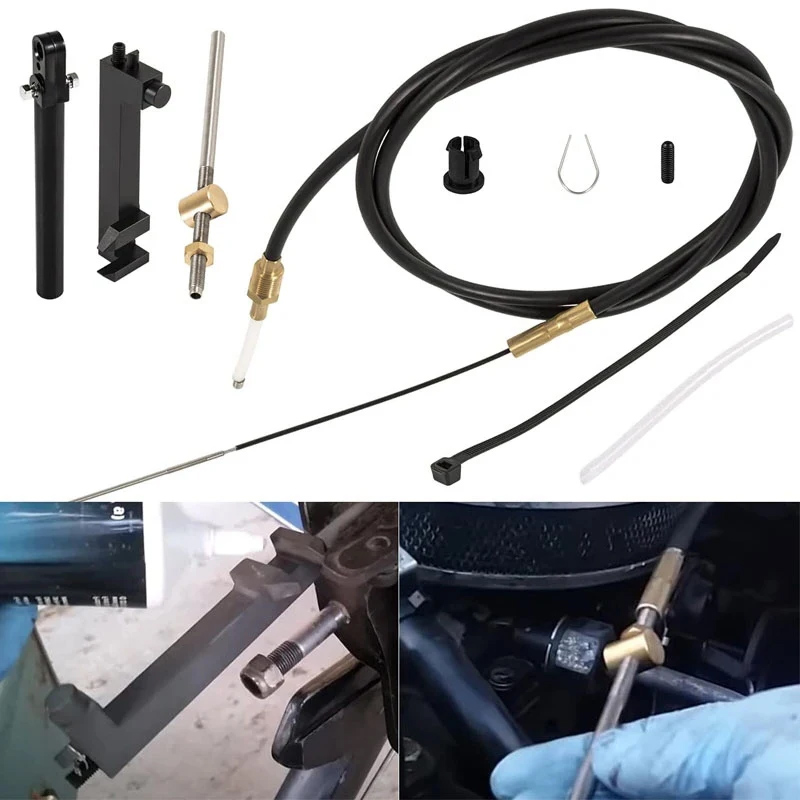 865436A02 Lower Shift Cable Kit Yacht Accessories for Mercruiser Alpha Gen One & Two 1 2 Mr MC 9 pcs