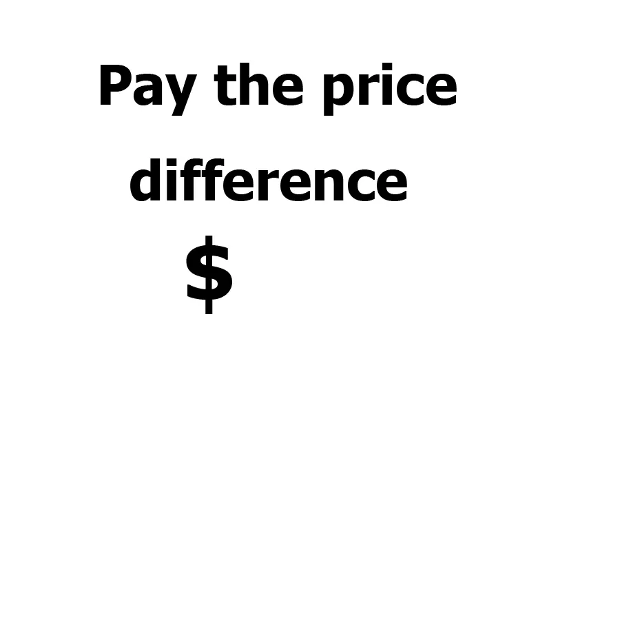 Payez la différence de prix