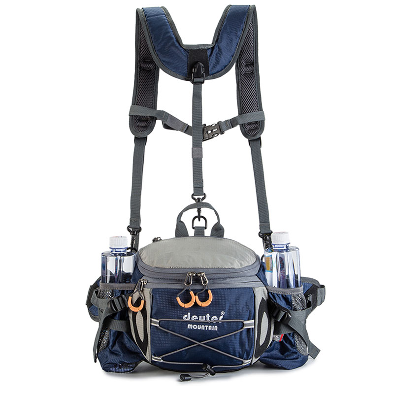 Outdoor Sport Taille Tasche Radfahren Camping Klettern männer Rucksack Wandern Schulter Laufen Wasser Flasche Fahrrad Fanny Pack Angeln