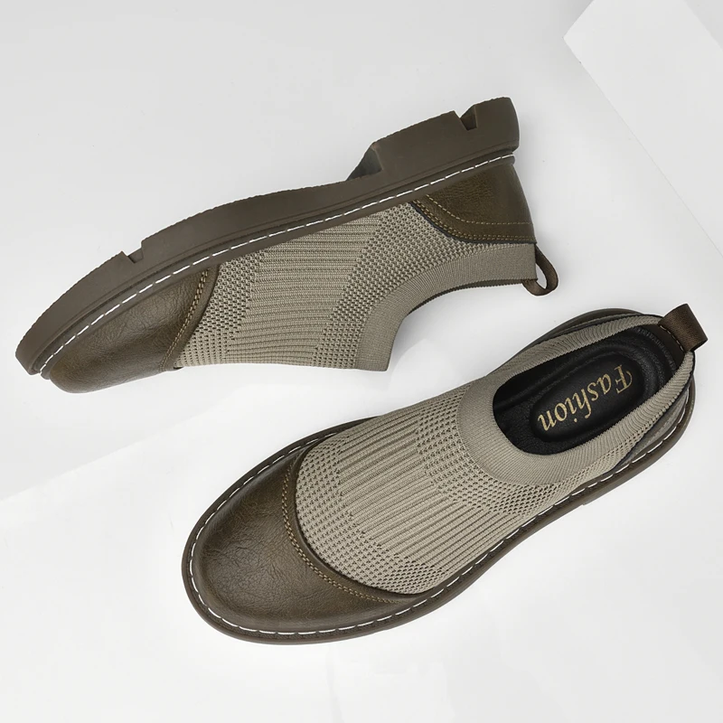 Sapatos multifuncionais masculinos de malha respirável, sapatos casuais masculinos, versáteis, que aumentam a altura, sapatos esportivos, tamanho: 38-44