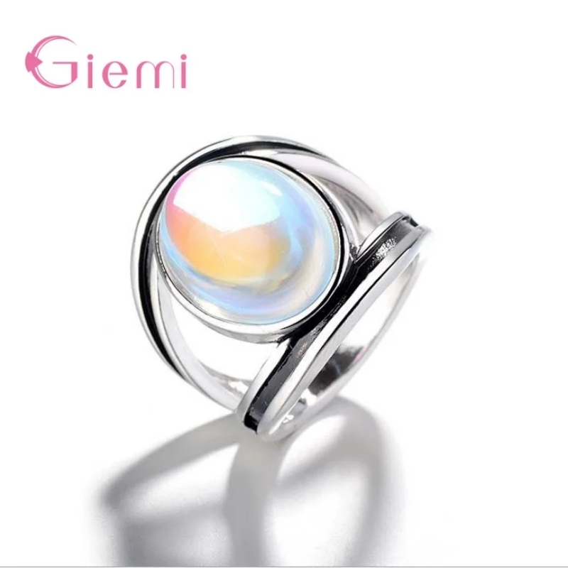 Modischer Damenring aus 925er-Sterlingsilber, natürliches Harz, gelber Steinring für Frauen, Party-Geschenk, Schmuck