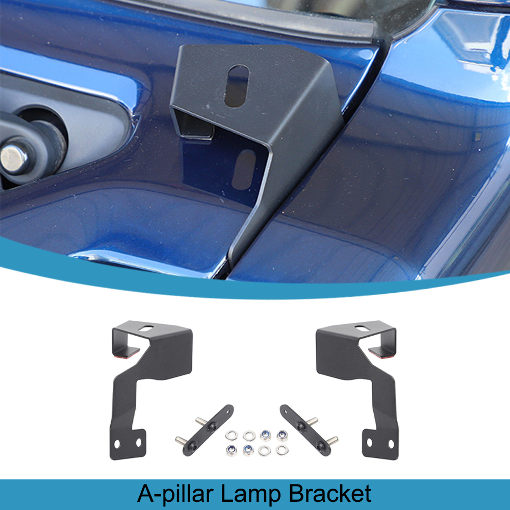Support de fixation pour barre lumineuse LED A-Pillar pour Suzuki Jimny JB64 JB74 2019-2025, accessoires extérieurs de voiture