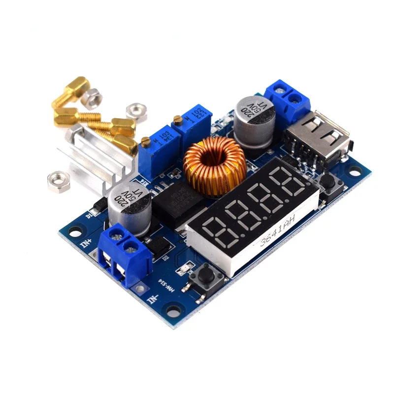 DC-DC LTC3780 5-32V ถึง1V-30V 10A สเต็ปดาโนอัตโนมัติควบคุมการชาร์จตัวจ่ายไฟโมดูล