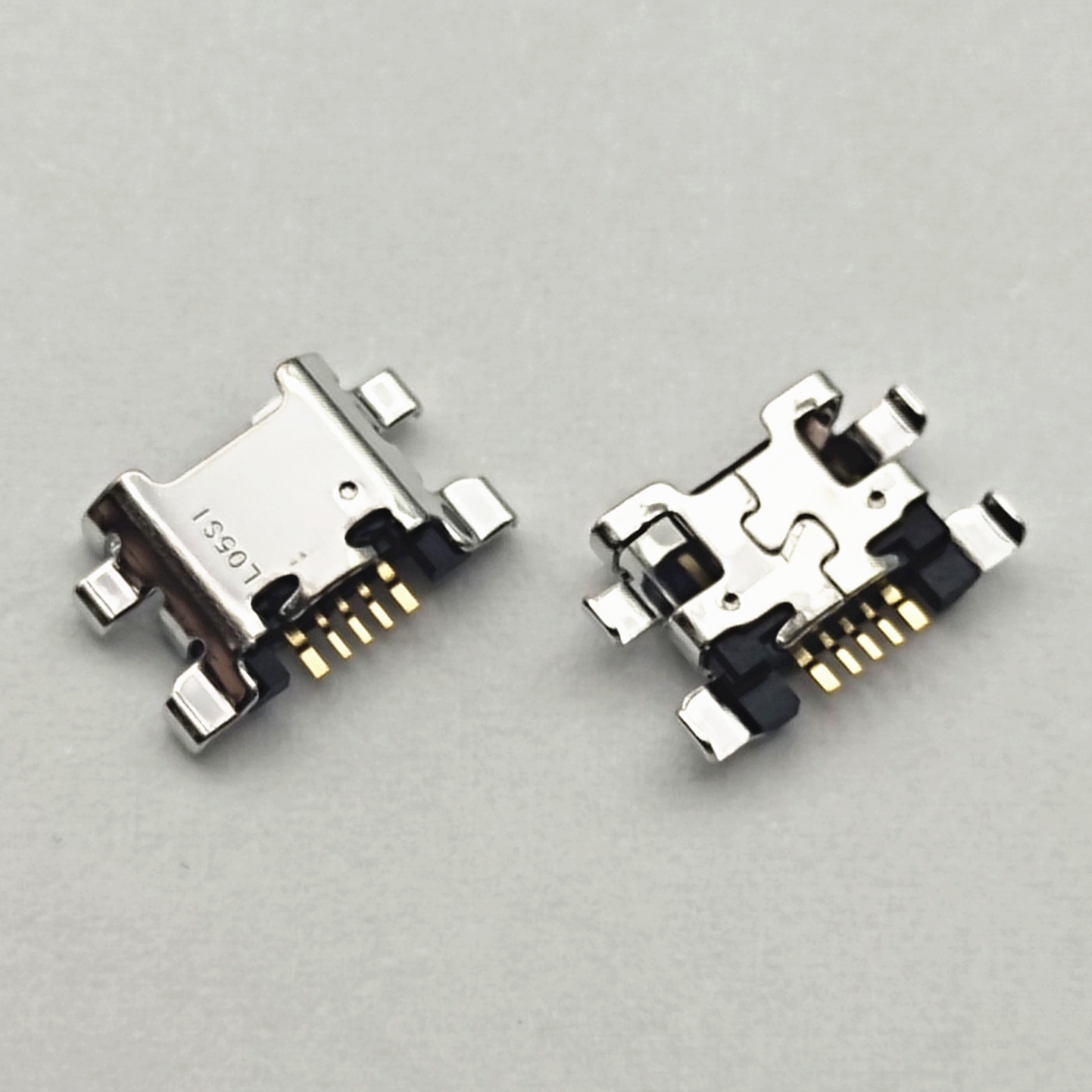 100 Stück Micro-USB-Anschluss 5-Pin Ladeanschluss Dock für Motorola E6 Play XT2029 Huawei Honor Y6 Y9 Y5 2018 Youth 9 Lite Enjoy 7S